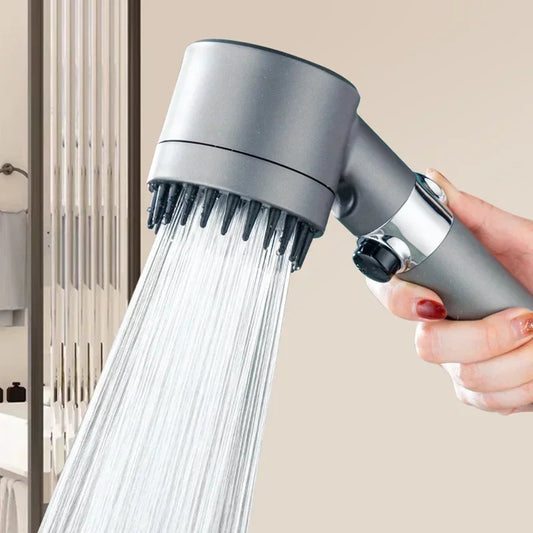 Luxury 3-Mode High-Pressure Showerhead – Spa-Like Rainfall & Purifying Filter for Ultimate Refreshment